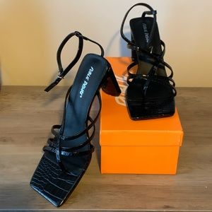 Public Desire Sandals 4” heel